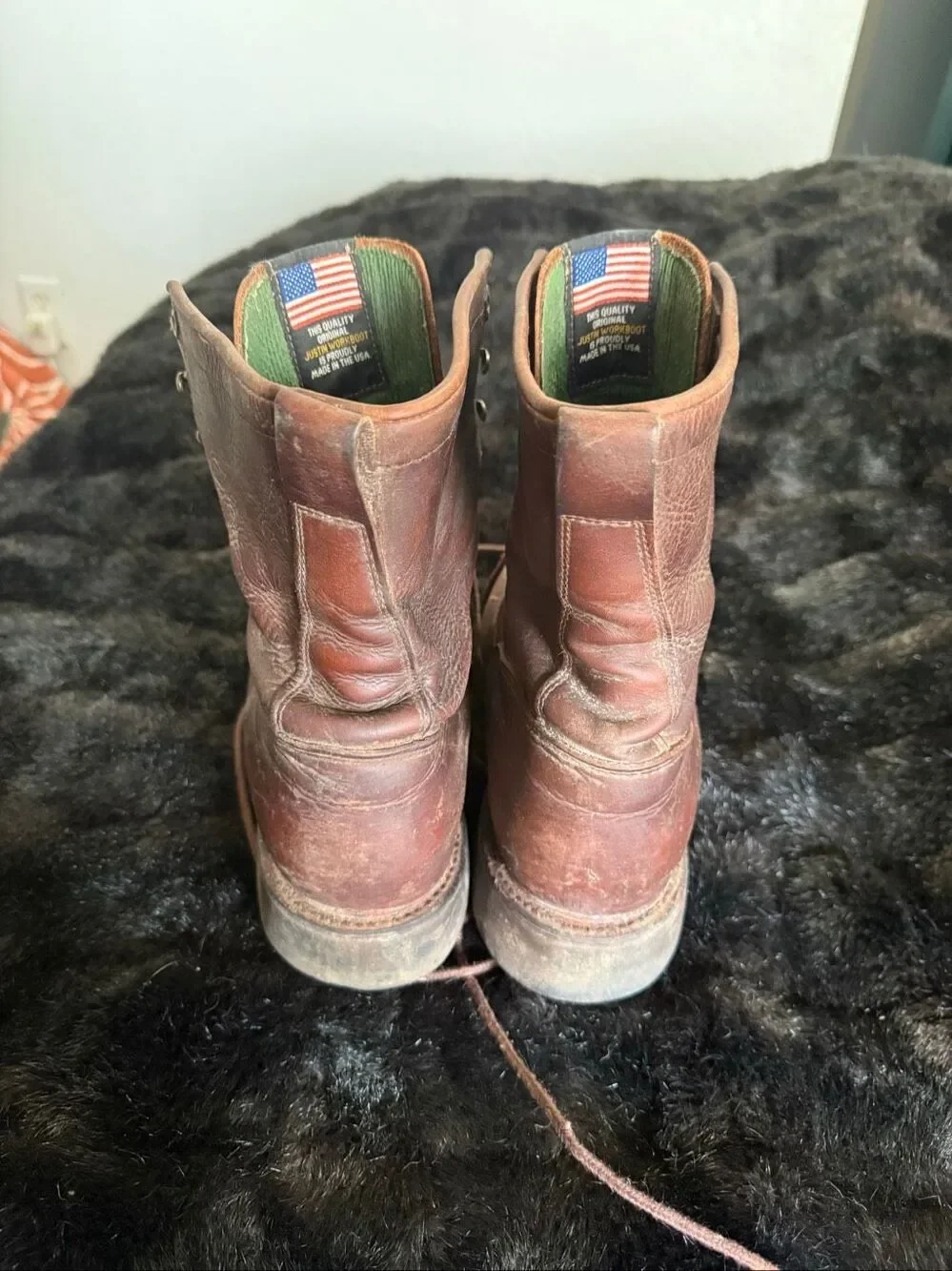 Justin Boots Men's 11.5 D Leather Conductor 8
